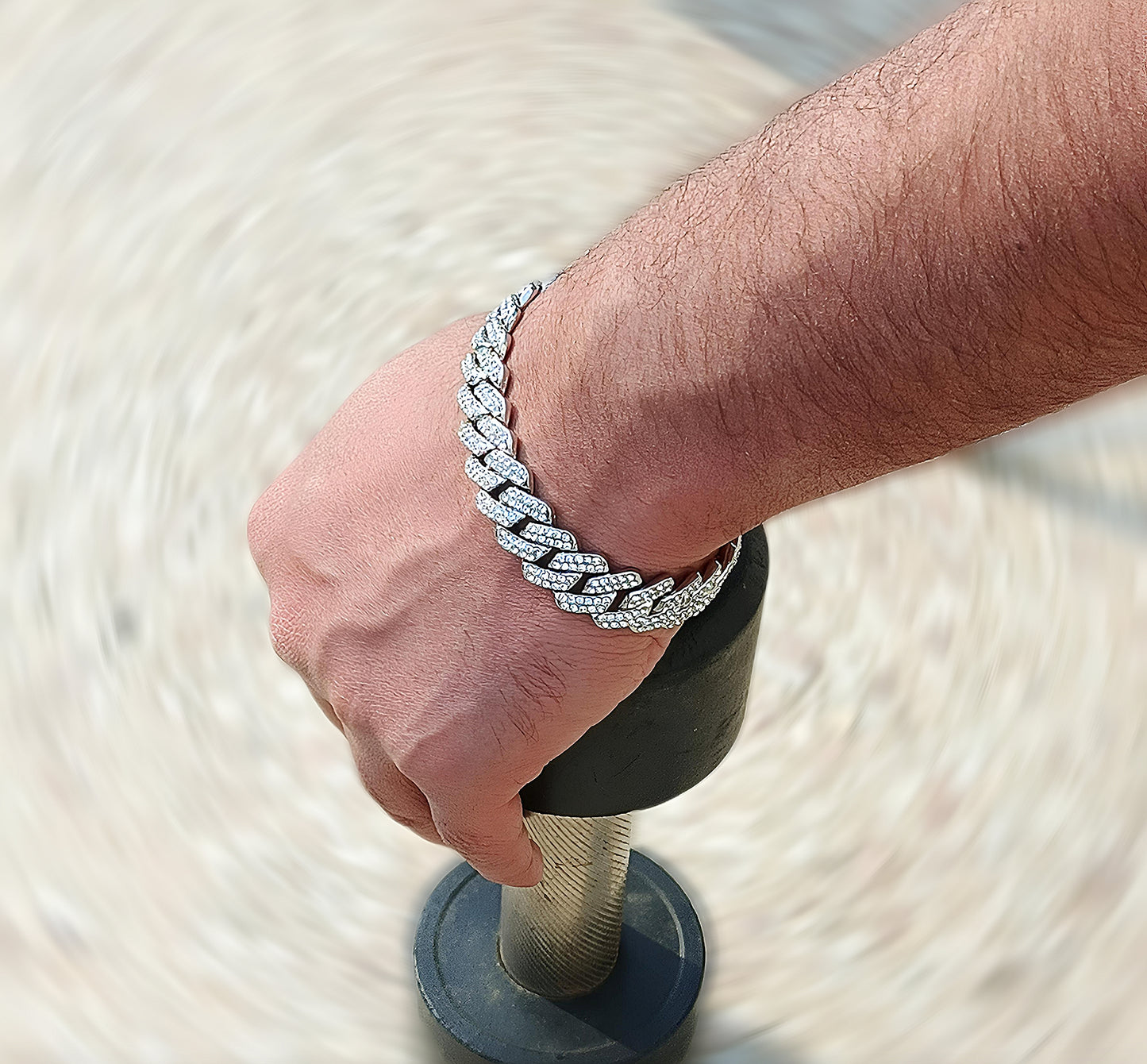 Miami Prong Bracelet Iced