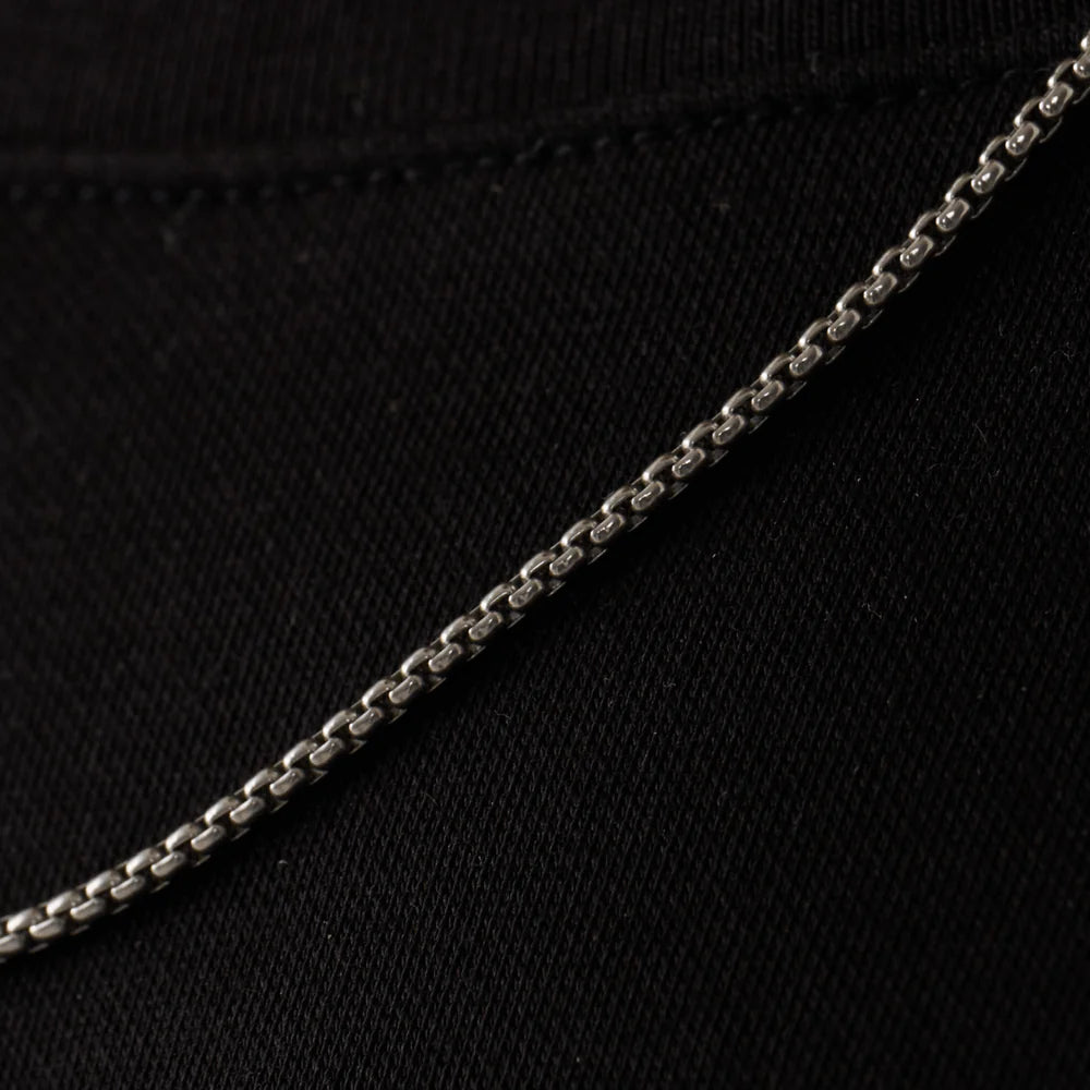 Round Box Chain Silver
