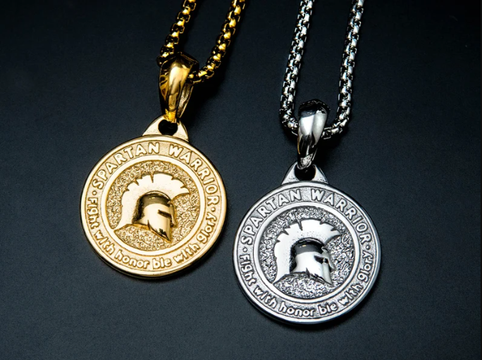Spartan Pendant Gold