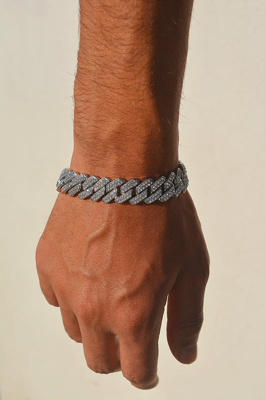 Miami Prong Bracelet Iced