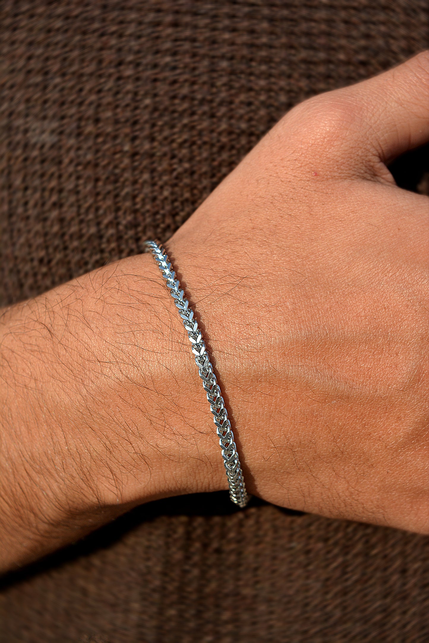 Foxtail Bracelet Silver 3MM