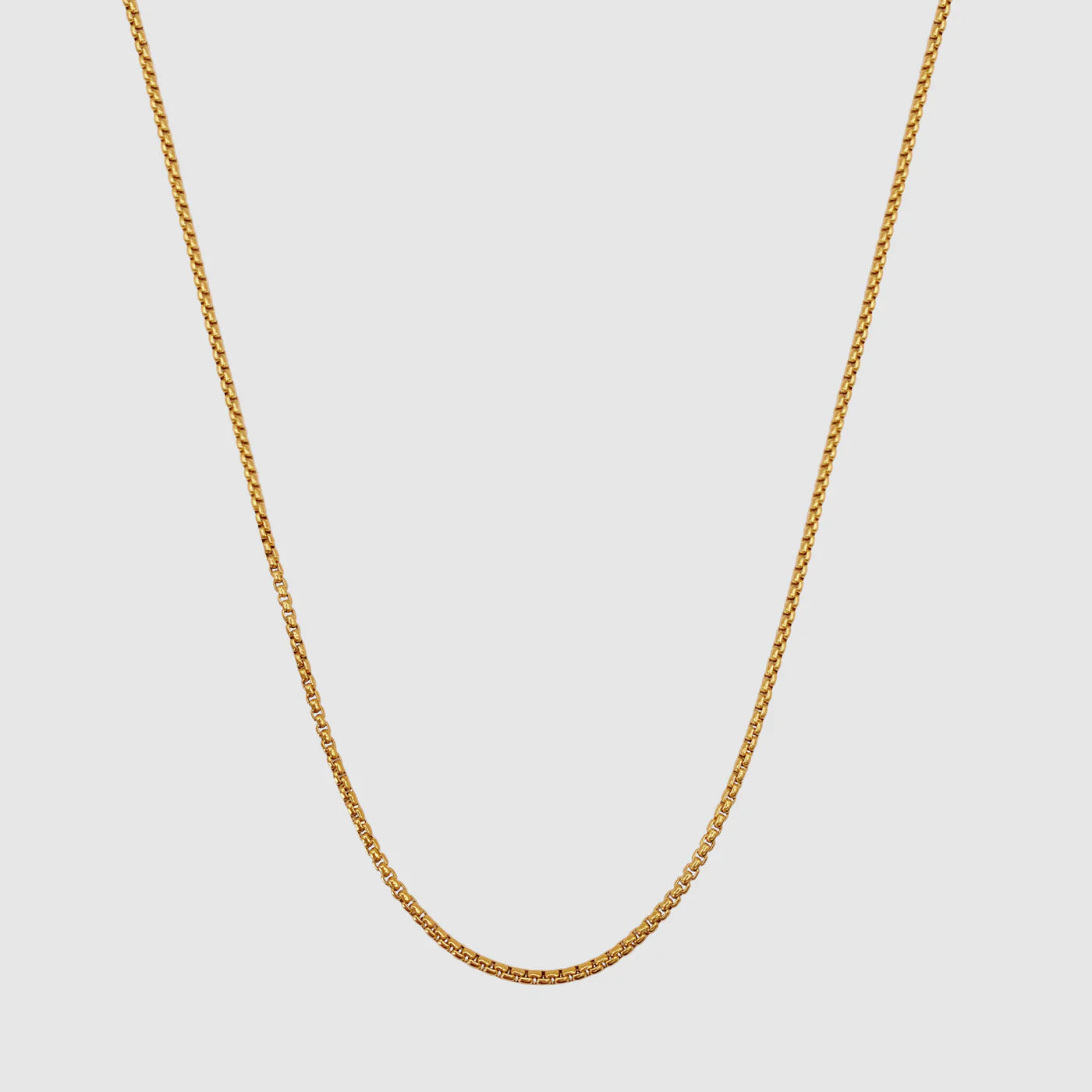 Round Box Chain Gold