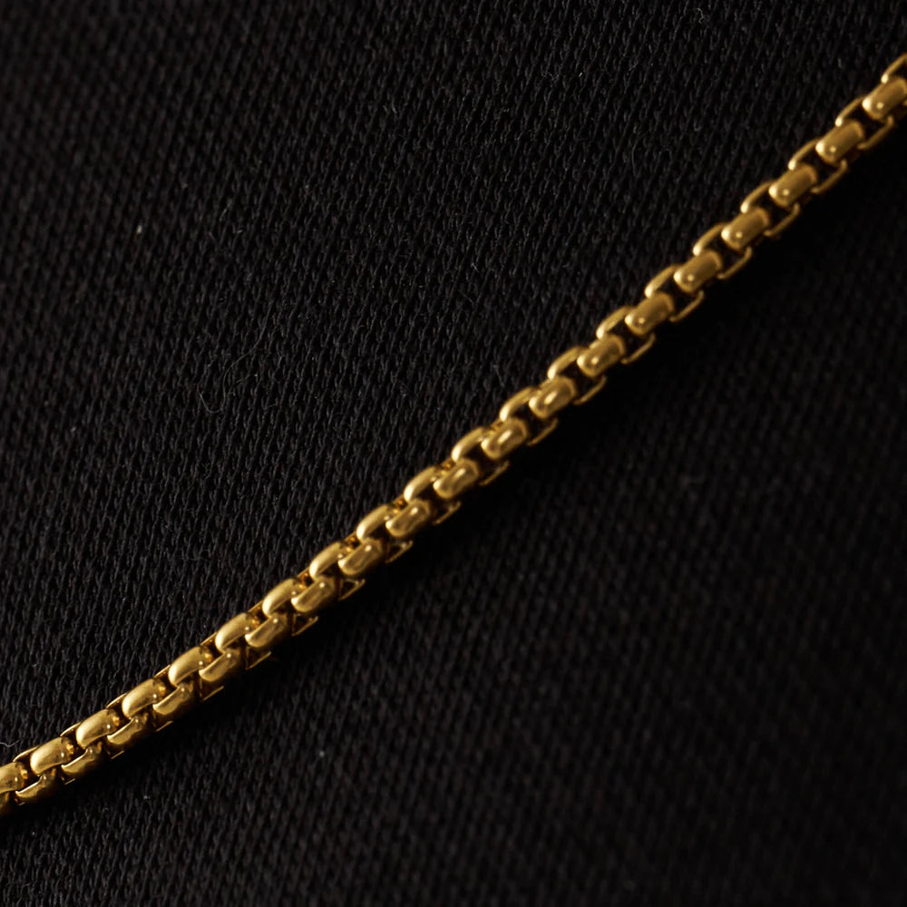 Round Box Chain Gold