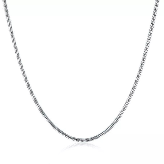 Round Snake Chain Silver