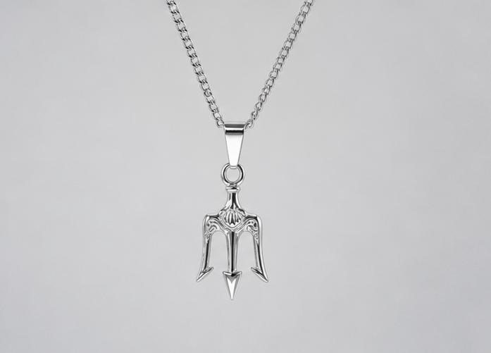 Trident Pendant Silver