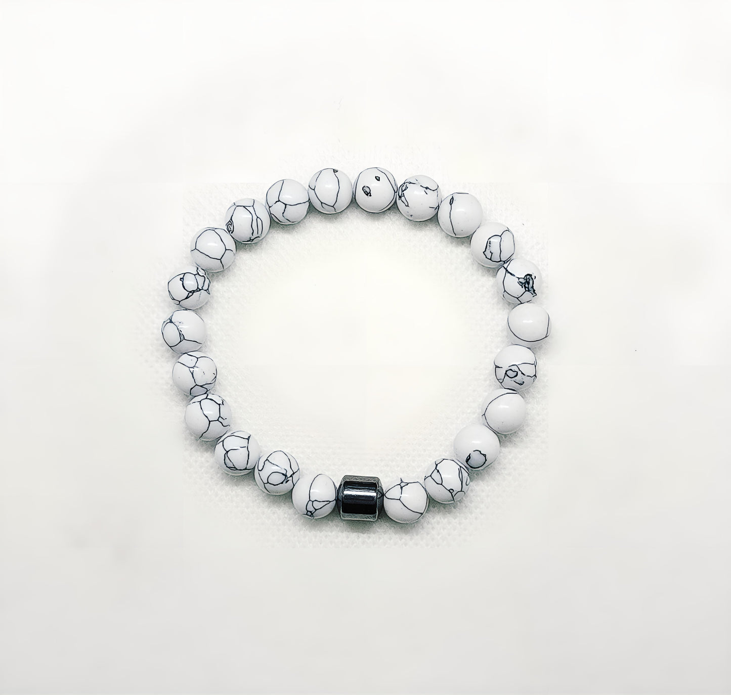 White Howlite Bracelet
