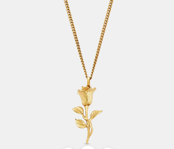 Rose Pendant Gold