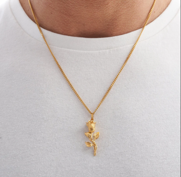 Rose Pendant Gold