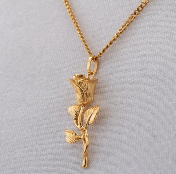 Rose Pendant Gold