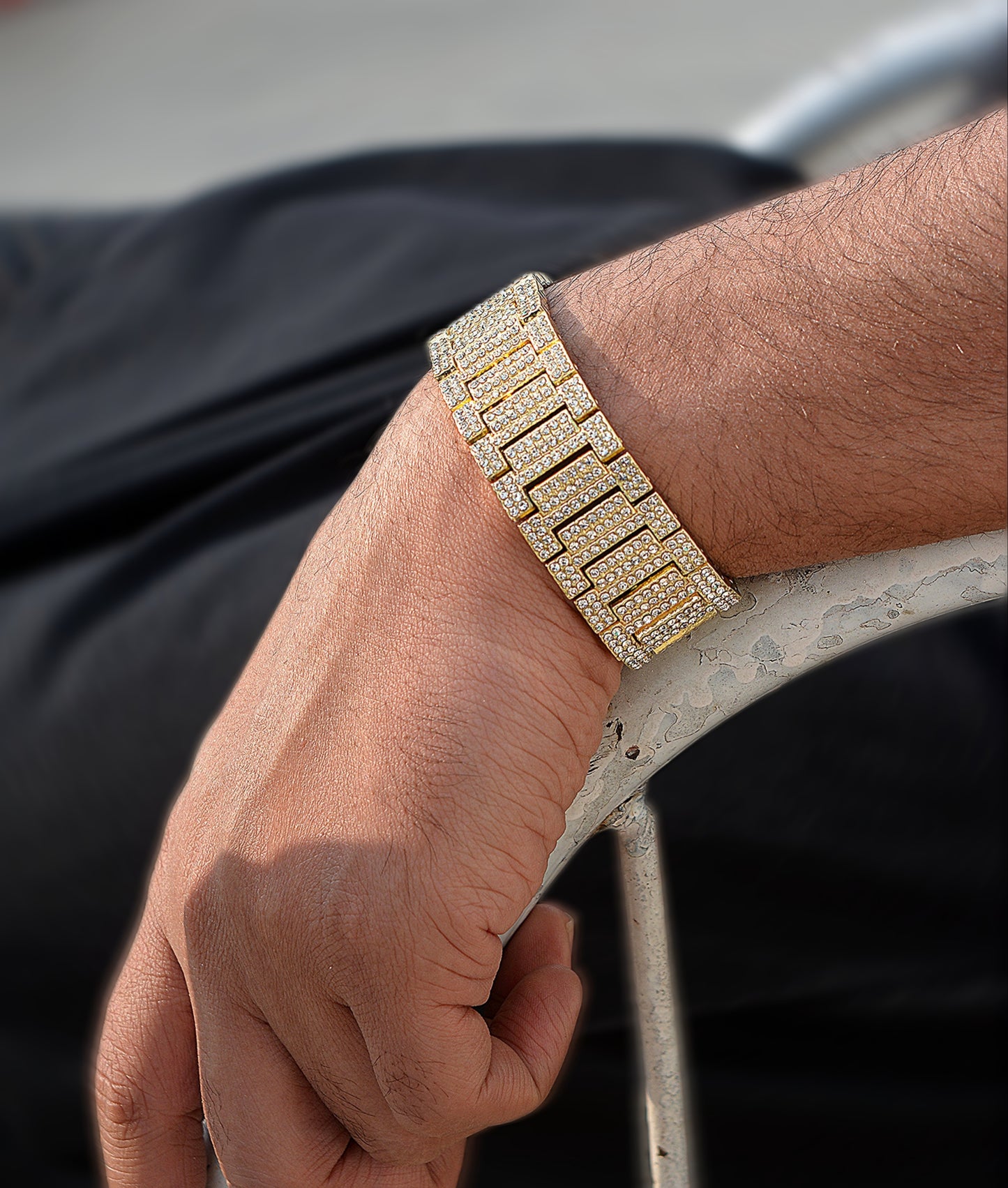 Jubilee Iced Bracelet Gold